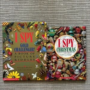 Scholastic I Spy Book Pair - Gold and Red Covers